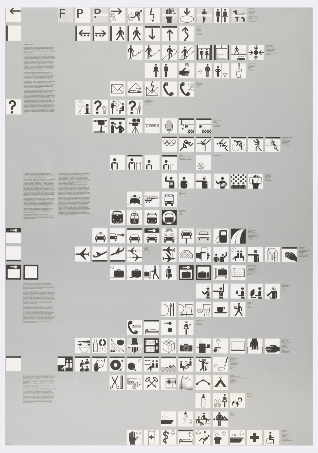 Otl Aicher — Munich Olympics Identity — 1972